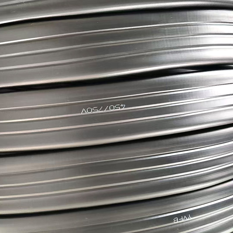 YVFB丁腈絕緣和護套移動扁平軟電纜 3x10+1x4mm2